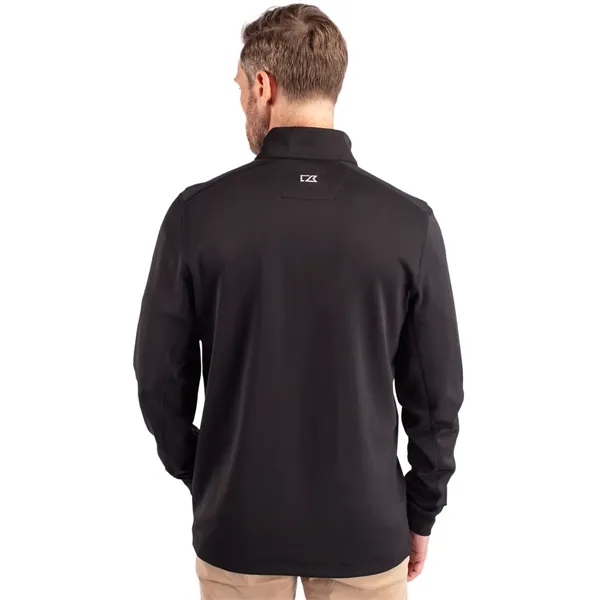 Men's sweatshirt with a quarter zip, UPF 50+ protection, matte fabric... from ASI 47965 Cutter & Buck