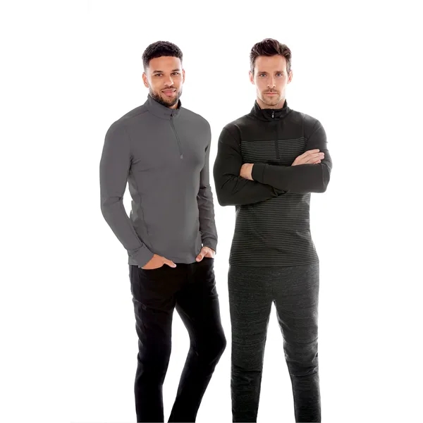 Men's sweatshirt with a quarter zip, UPF 50+ protection, matte fabric... from ASI 47965 Cutter & Buck