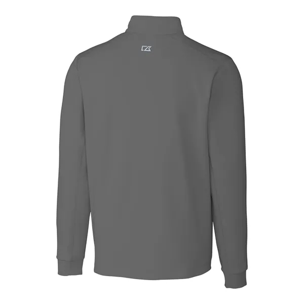 Men's sweatshirt with a quarter zip, UPF 50+ protection, matte fabric... from ASI 47965 Cutter & Buck