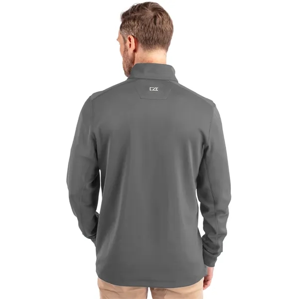 Men's sweatshirt with a quarter zip, UPF 50+ protection, matte fabric... from ASI 47965 Cutter & Buck