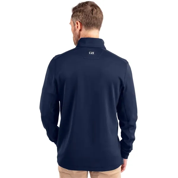 Men's sweatshirt with a quarter zip, UPF 50+ protection, matte fabric... from ASI 47965 Cutter & Buck