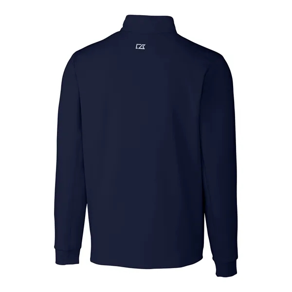 Men's sweatshirt with a quarter zip, UPF 50+ protection, matte fabric... from ASI 47965 Cutter & Buck