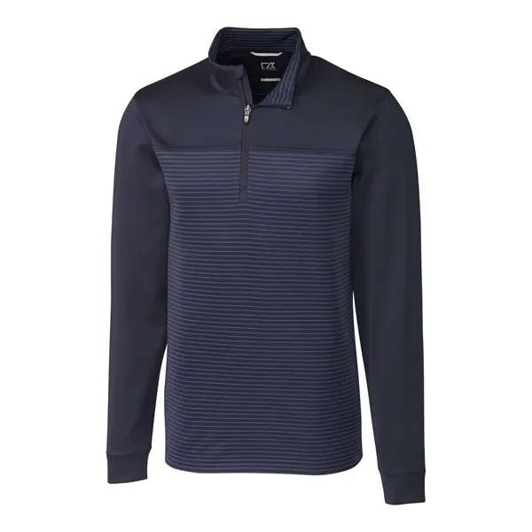 Men's sweatshirt with a half-zip, UPF 50+ protection, matte fabric finish,... from ASI 47965 Cutter & Buck