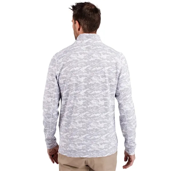 Men's sweatshirt with a quarter zip, long sleeves, UPF 50+ protection,... from ASI 47965 Cutter & Buck