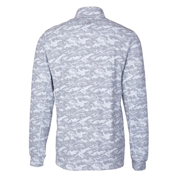Men's sweatshirt with a quarter zip, long sleeves, UPF 50+ protection,... from ASI 47965 Cutter & Buck