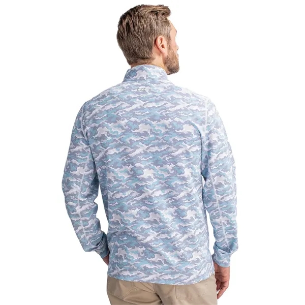 Men's sweatshirt with a quarter zip, long sleeves, UPF 50+ protection,... from ASI 47965 Cutter & Buck