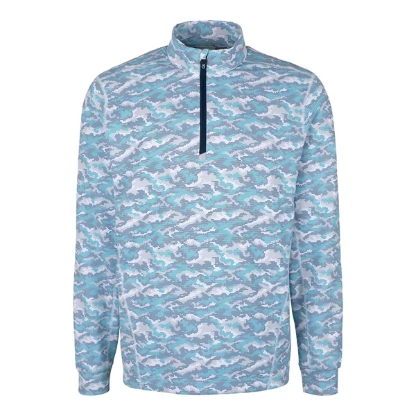 Men's sweatshirt with a quarter zip, long sleeves, UPF 50+ protection,... from ASI 47965 Cutter & Buck