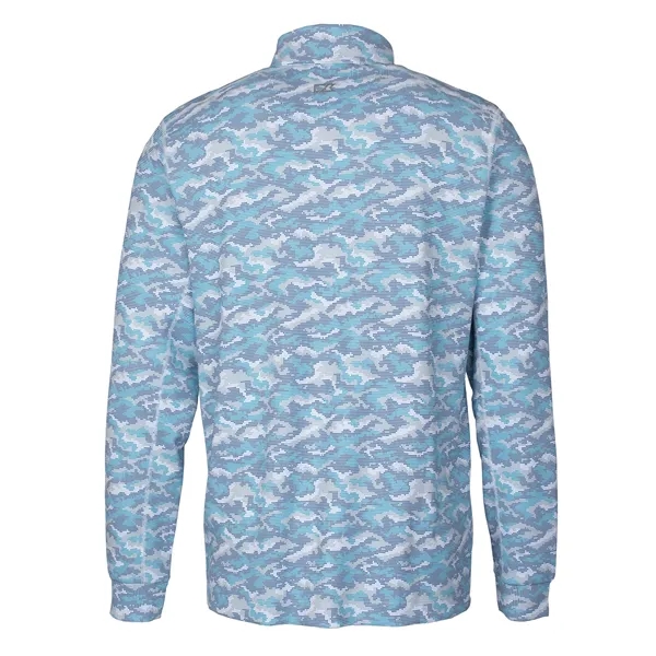 Men's sweatshirt with a quarter zip, long sleeves, UPF 50+ protection,... from ASI 47965 Cutter & Buck