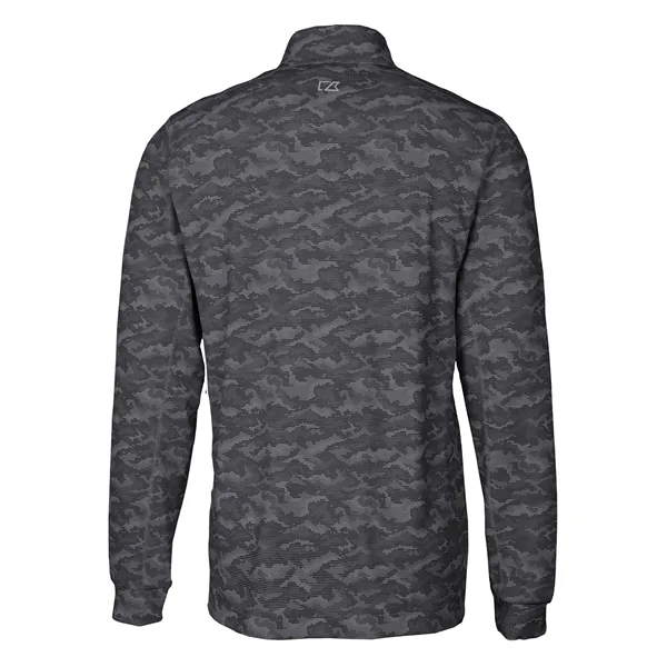 Men's sweatshirt with a quarter zip, long sleeves, UPF 50+ protection,... from ASI 47965 Cutter & Buck