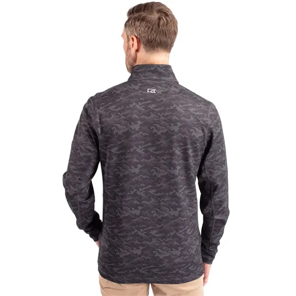Men's sweatshirt with a quarter zip, long sleeves, UPF 50+ protection,... from ASI 47965 Cutter & Buck
