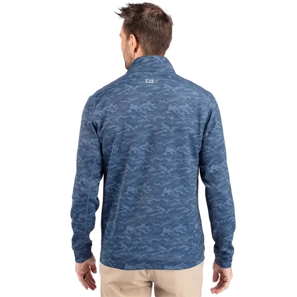 Men's sweatshirt with a quarter zip, long sleeves, UPF 50+ protection,... from ASI 47965 Cutter & Buck