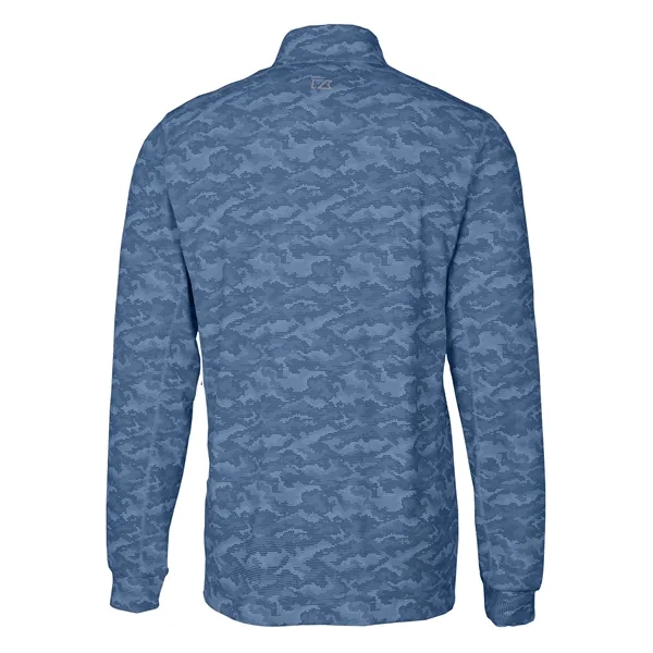 Men's sweatshirt with a quarter zip, long sleeves, UPF 50+ protection,... from ASI 47965 Cutter & Buck