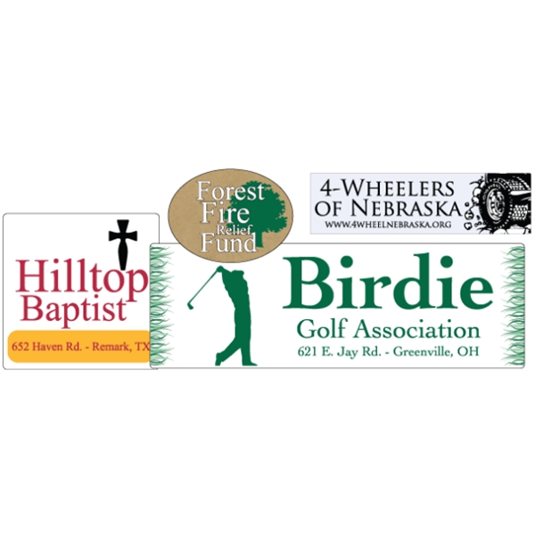 Specialty material roll labels with customization and your choice of paper.... from ASI 89910 Stouse, LLC