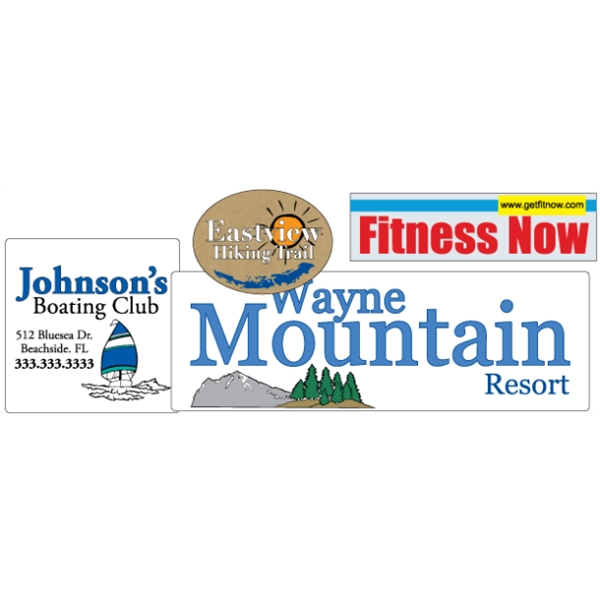 Specialty material roll labels with customization and your choice of paper.... from ASI 89910 Stouse, LLC