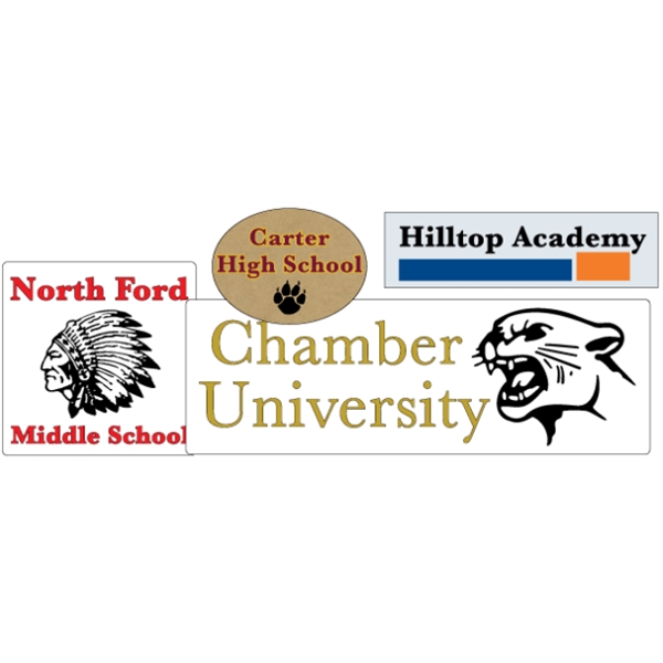 Specialty material roll labels with customization and your choice of paper.... from ASI 89910 Stouse, LLC