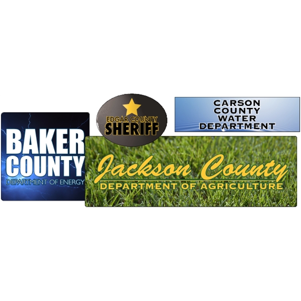 Specialty material roll labels with 4CP customization and your choice of... from ASI 89910 Stouse, LLC