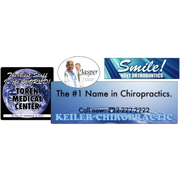 Specialty material roll labels with 4CP customization and your choice of... from ASI 89910 Stouse, LLC