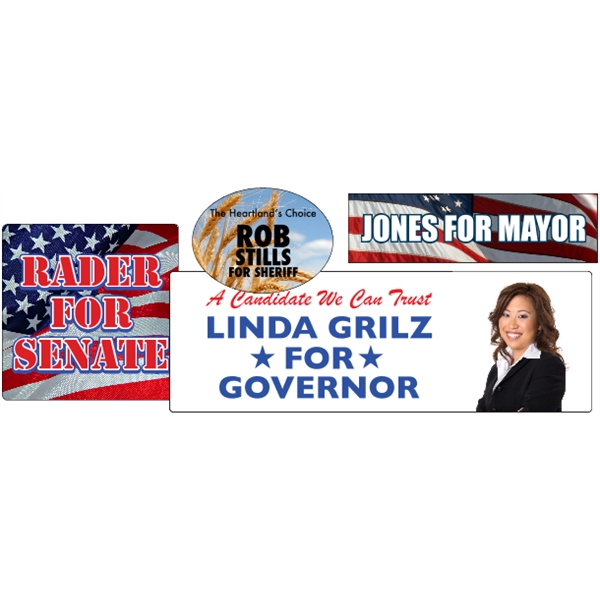 Specialty material roll labels with 4CP customization and your choice of... from ASI 89910 Stouse, LLC