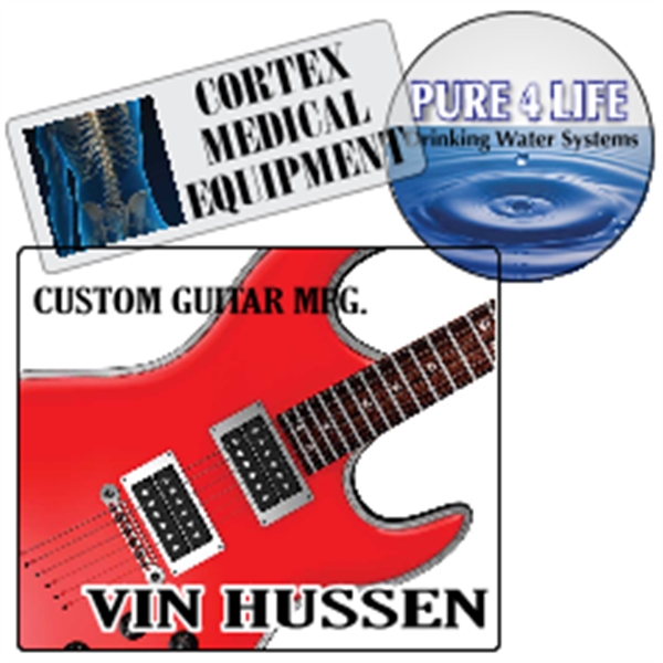 White or clear BOPP roll labels with pressure-sensitive permanent adhesive and... from ASI 89910 Stouse, LLC