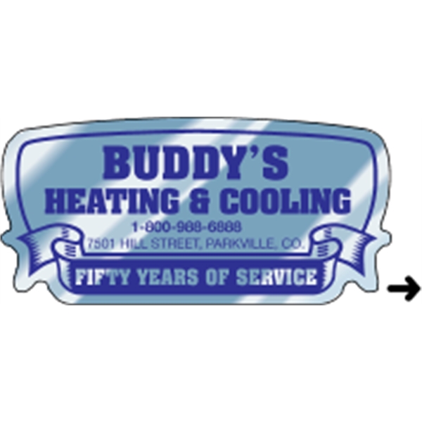 Indoor labels with Rectangle-Ribbon design; wound 500 or 1000 per roll.... from ASI 89910 Stouse, LLC