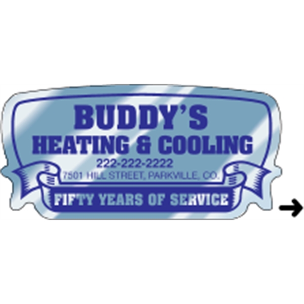 Indoor labels with Rectangle-Ribbon design; wound 500 or 1000 per roll.... from ASI 89910 Stouse, LLC