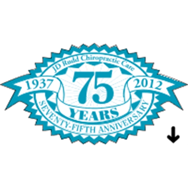 Indoor labels with Anniversary-Starburst Recognition design; wound 500 or 1000 per... from ASI 89910 Stouse, LLC