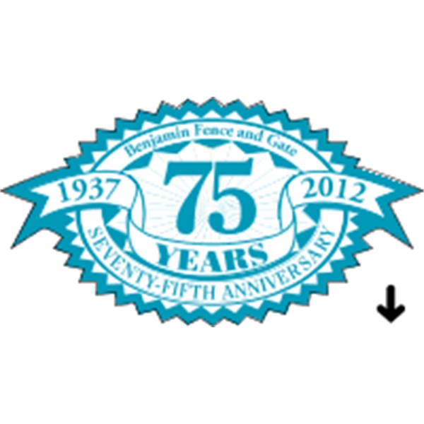 Indoor labels with Anniversary-Starburst Recognition design; wound 500 or 1000 per... from ASI 89910 Stouse, LLC