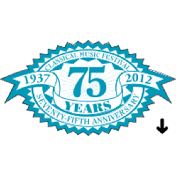 Indoor labels with Anniversary-Starburst Recognition design; wound 500 or 1000 per... from ASI 89910 Stouse, LLC