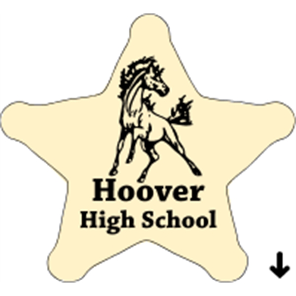 Indoor labels with Sheriff Star design; wound 500 or 1000 per... from ASI 89910 Stouse, LLC