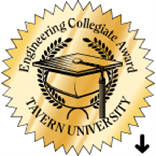 Indoor labels with Starburst Recognition design; wound 500 or 1000 per... from ASI 89910 Stouse, LLC