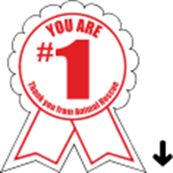 Indoor labels with Ribbon Recognition design; wound 500 or 1000 per... from ASI 89910 Stouse, LLC