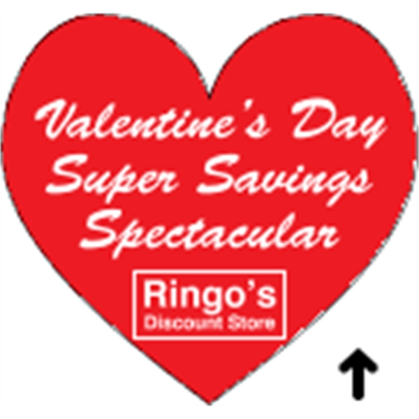 Indoor labels with Heart Recognition design; wound 500 or 1000 per... from ASI 89910 Stouse, LLC