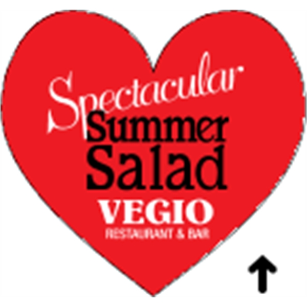 Indoor labels with Heart Recognition design; wound 500 or 1000 per... from ASI 89910 Stouse, LLC