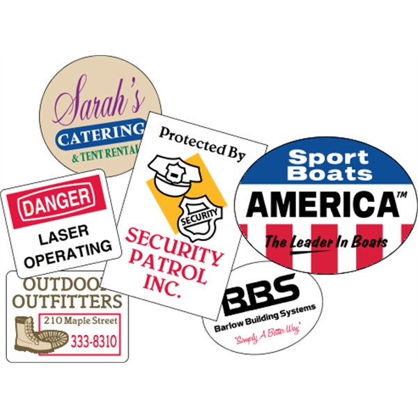 Outdoor durable roll label (back adhesive). Wound 500 or 1000 per... from ASI 89910 Stouse, LLC