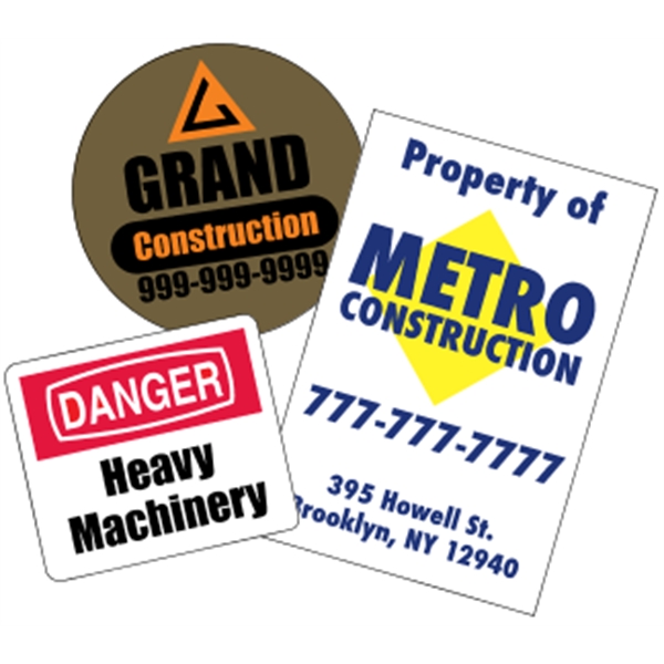 Outdoor durable roll label (back adhesive). Wound 500 or 1000 per... from ASI 89910 Stouse, LLC