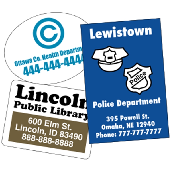 Outdoor durable roll label (back adhesive). Wound 500 or 1000 per... from ASI 89910 Stouse, LLC