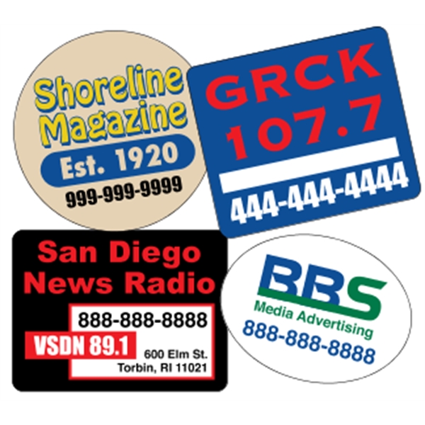 Outdoor durable roll label (back adhesive). Wound 500 or 1000 per... from ASI 89910 Stouse, LLC