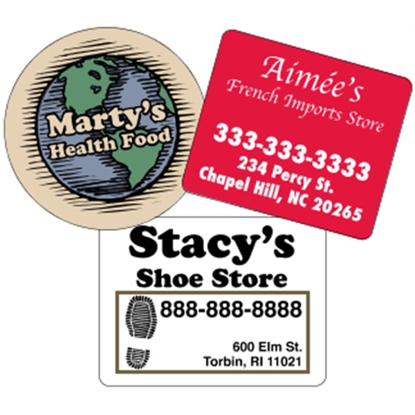 Outdoor durable roll label (back adhesive). Wound 500 or 1000 per... from ASI 89910 Stouse, LLC