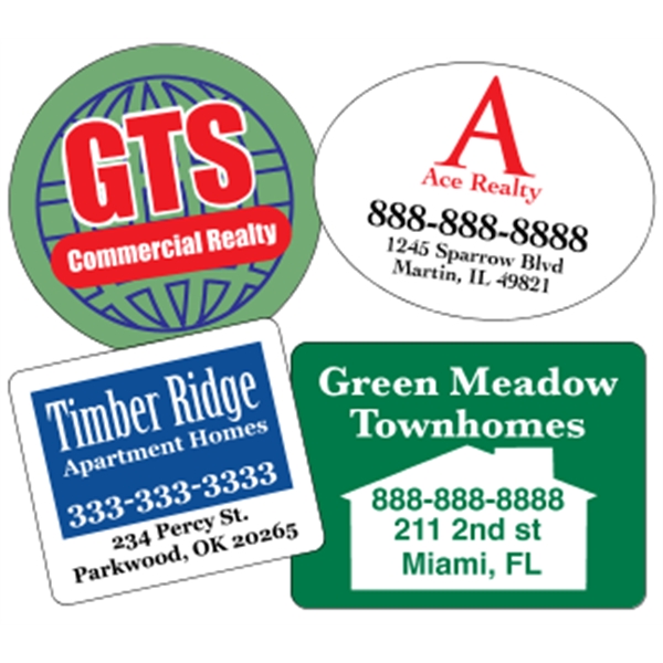 Outdoor durable roll label (back adhesive). Wound 500 or 1000 per... from ASI 89910 Stouse, LLC