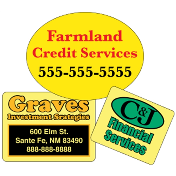 Yellow vinyl (back adhesive) are wound 500 or 1000 per roll... from ASI 89910 Stouse, LLC