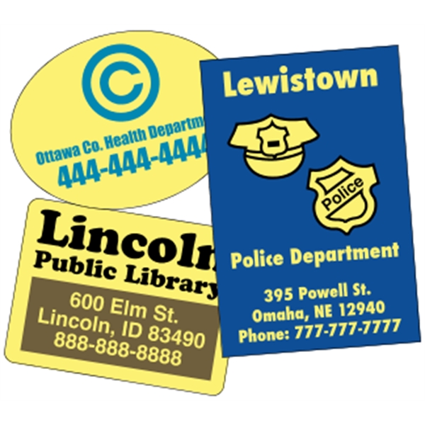 Yellow vinyl (back adhesive) are wound 500 or 1000 per roll... from ASI 89910 Stouse, LLC