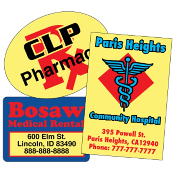 Yellow vinyl (back adhesive) are wound 500 or 1000 per roll... from ASI 89910 Stouse, LLC