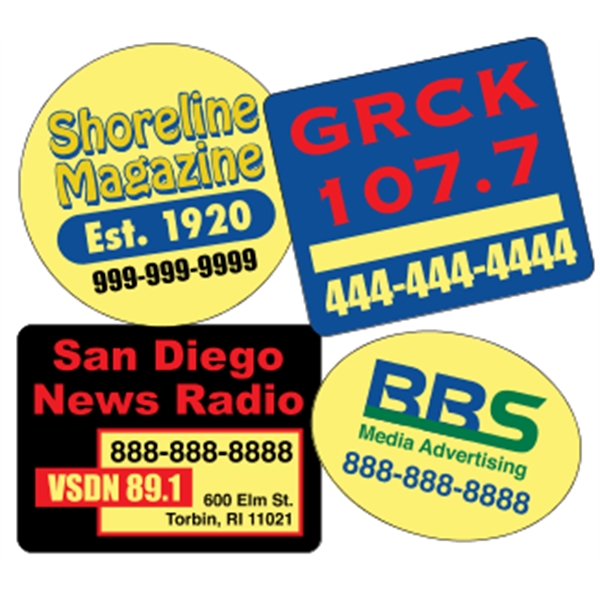 Yellow vinyl (back adhesive) are wound 500 or 1000 per roll... from ASI 89910 Stouse, LLC