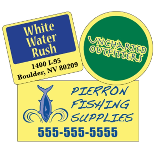 Yellow vinyl (back adhesive) are wound 500 or 1000 per roll... from ASI 89910 Stouse, LLC