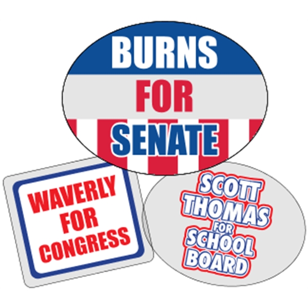 Clear polyester (back adhesive) are wound 500 or 1000 per roll... from ASI 89910 Stouse, LLC