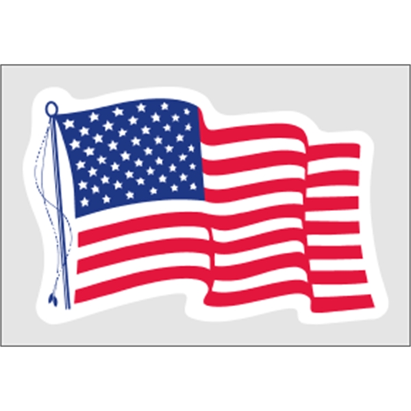 Static Stick Flag - 4" x 2.75".... from ASI 89910 Stouse, LLC