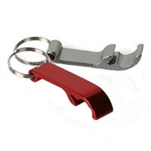 Aluminum bottle opener with key ring... from ASI 89241 Star Promo, Inc.