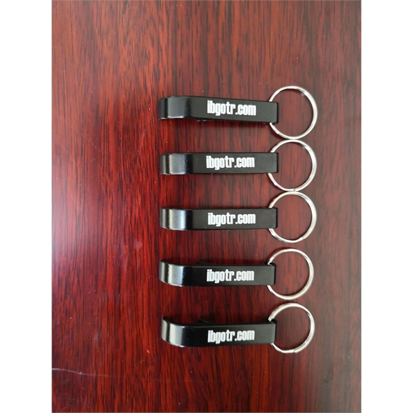 Aluminum bottle opener with key ring... from ASI 89241 Star Promo, Inc.