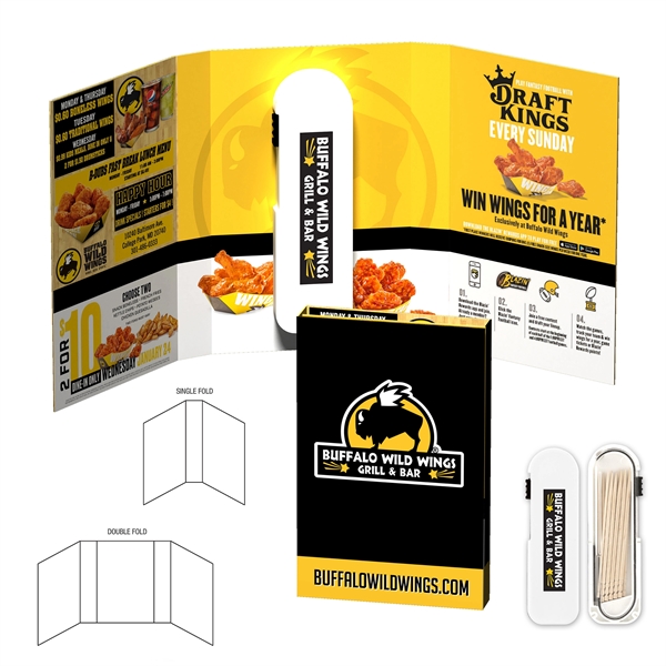 2.5" x 3.875" full-color promotional booklet with 1" x 3.5" travel... from ASI 90807 Tekweld