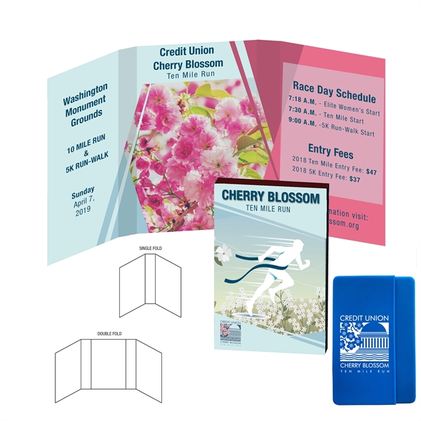 Customizable 2.5" x 3.875" Tek-Booklet with 2.25" x 3" silicone smart... from ASI 90807 Tekweld